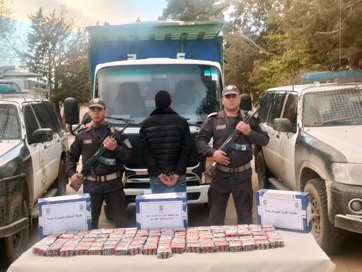 الجمارك تحبط تهريب 13650 قرص بريغابالين بتبسة