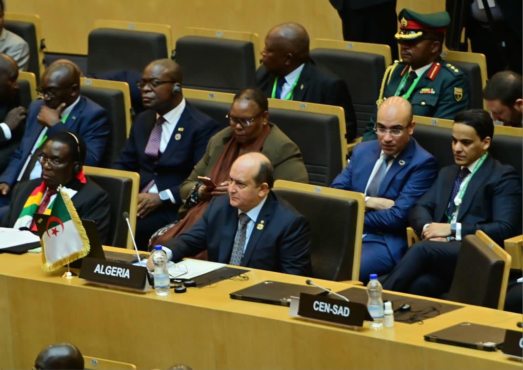 الوزير الأول يشارك في أشغال قمة رؤساء دول وحكومات الاتحاد الإفريقي